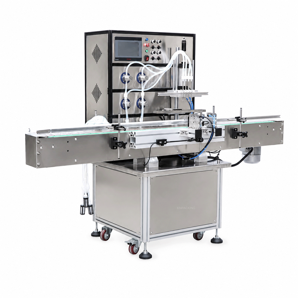 เครื่องบรรจุของเหลว 4 หัว รุ่น VTMP80C