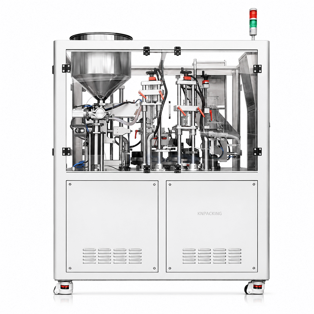 เครื่องบรรจุครีมลงหลอดอัตโนมัติ พร้อมซีล รุ่น FS009U - Image 3