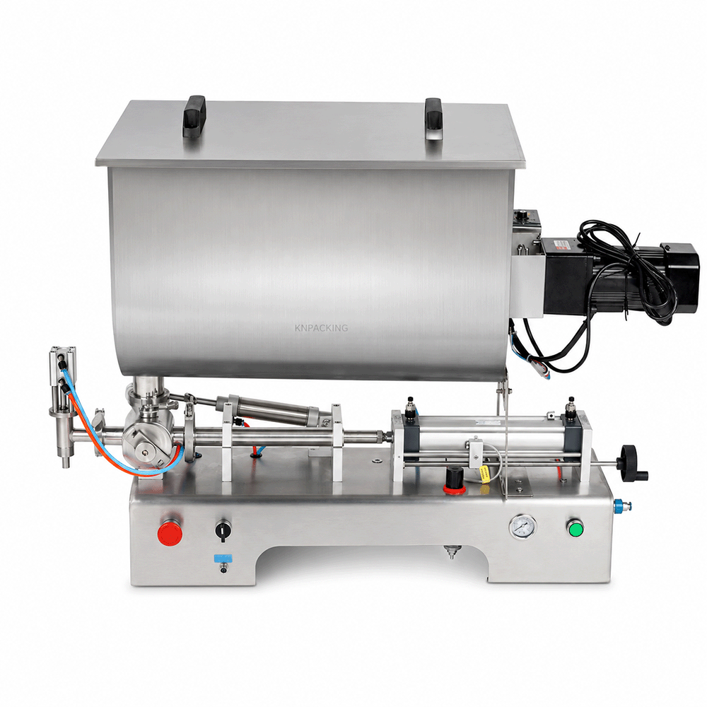 เครื่องบรรจุของเหลวพร้อมใบกวน 1หัวจ่าย รุ่น G1WTD