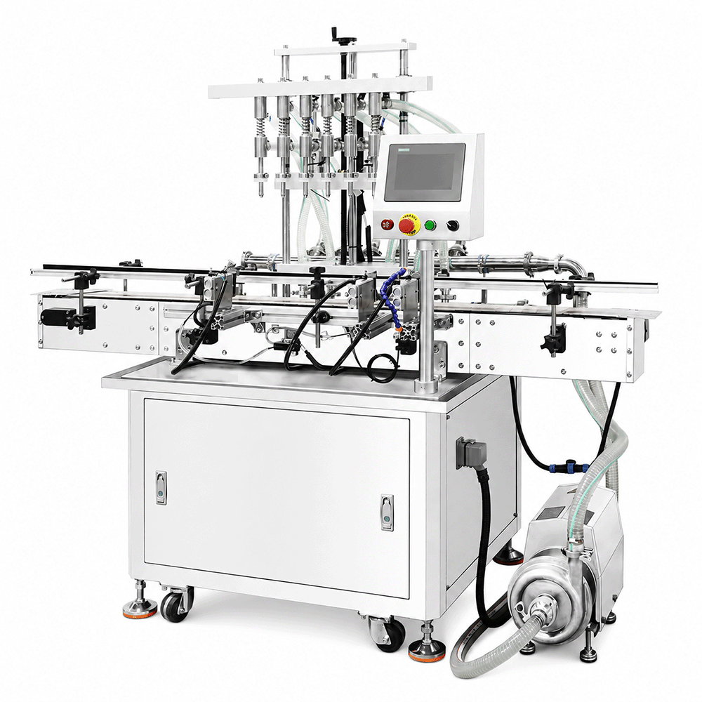เครื่องบรรจุเหล้า วิสกี้ รัม อัตโนมัติ รุ่น VTZL100 ระบบควบคุมระดับของเหลว